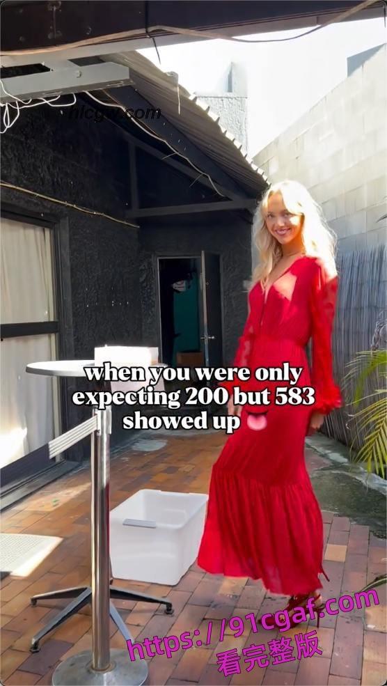 超模 Annie Knight 极限挑战6小时与583人激情性爱，男宠们排长队轮番上  第1张