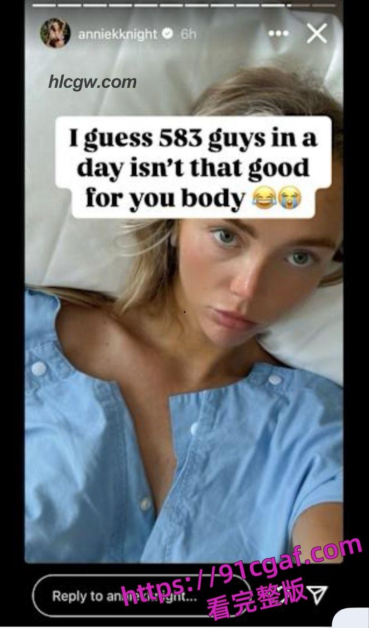 超模 Annie Knight 极限挑战6小时与583人激情性爱，男宠们排长队轮番上  第3张