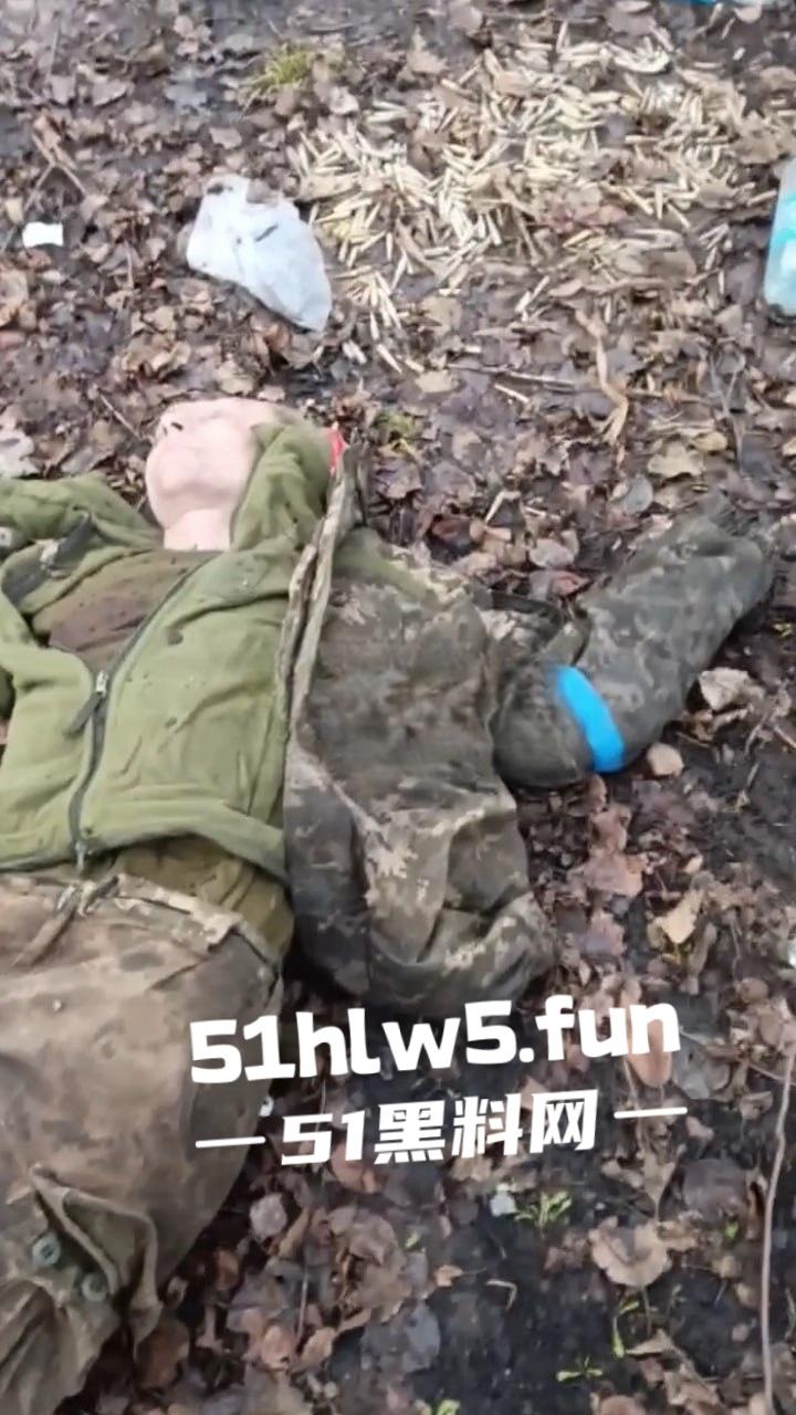 【血腥恐怖】俄乌战场战后清扫，到处都是早已腐烂的士兵尸体，现场视频画面流出。  第1张