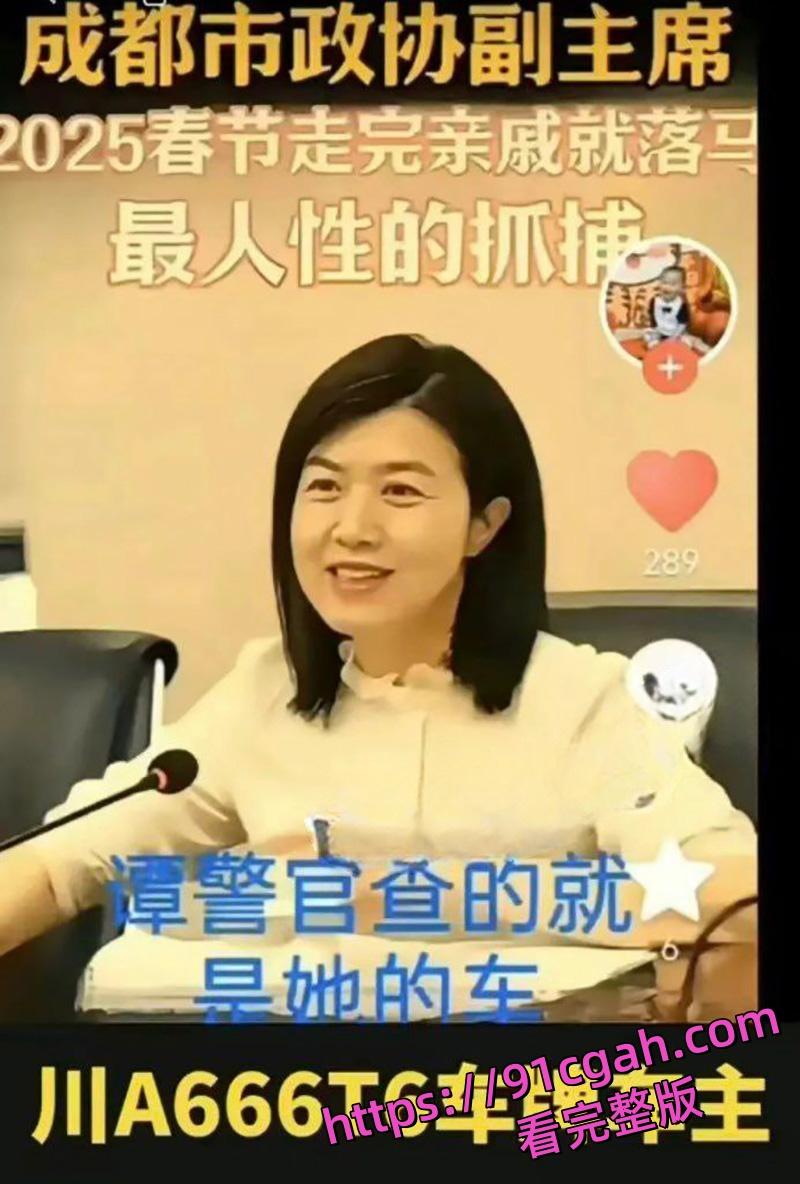 封杀谭谈交通的始作俑者 四川正厅级干部女贪官田蓉被双规给领导当肉便器 性爱视频被全网曝光！  第1张